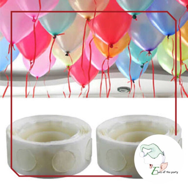 Party Balloon Glue Dots / Sticky Dots Permanent Adhesive Balloon