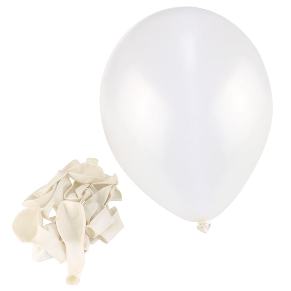 100pc Balloons - 12" White