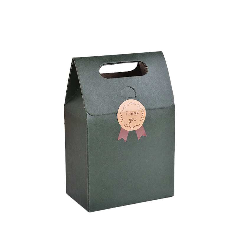 12pc Plain Paper Bag with Flap and Handle (Small / Medium)
