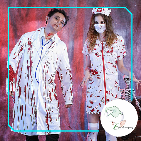 Bloody Doctor and Nurse Halloween costume