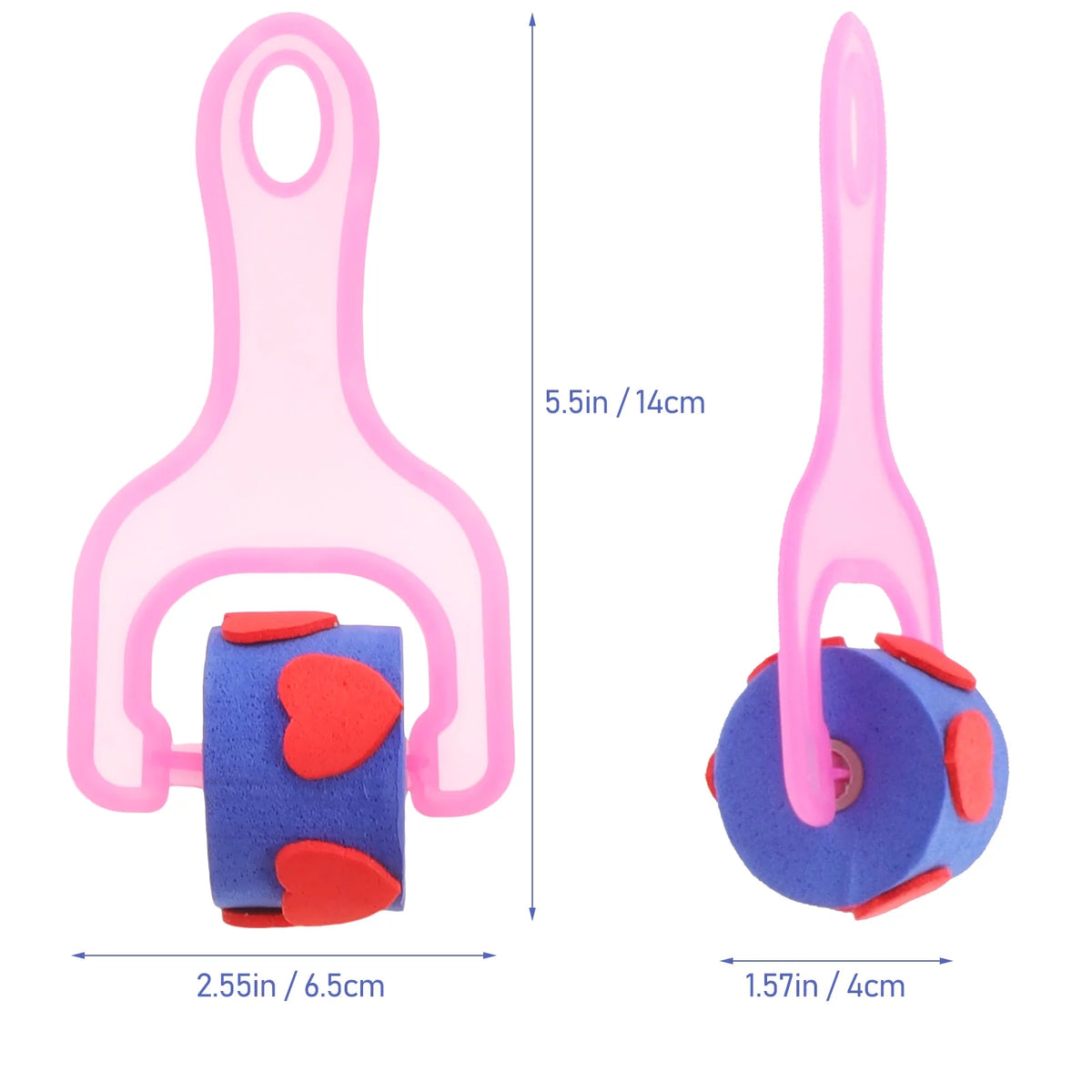Textured EVA Sponge Foam Roller Brush for Kids Art and Crafts