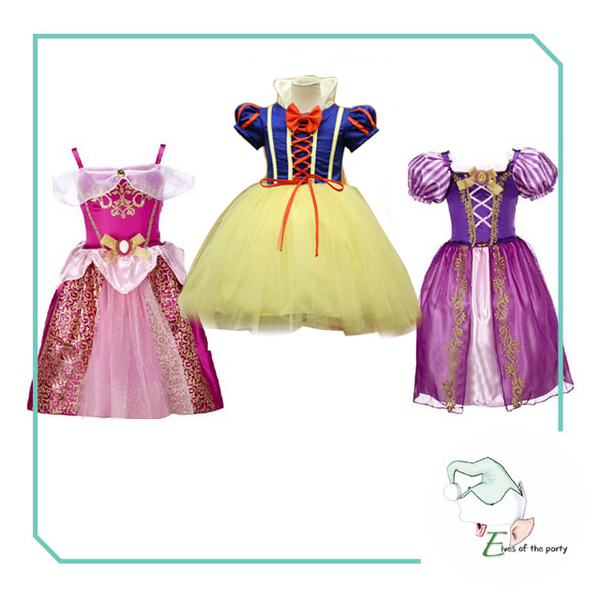 Princess Gowns: Snow White, Sleeping Beauty and Rapunzel Costume