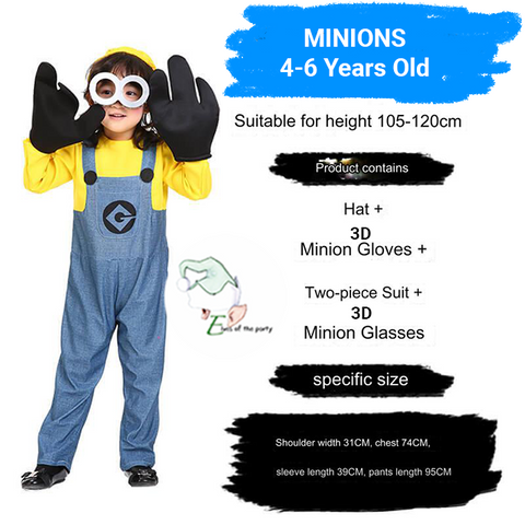 Bob Minion Jumpsuit Costume for Kids