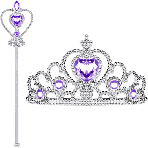 Princess Accessories: Gloves, Tiara and Scepter (Wand)