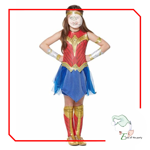 Superhero : Muscle Kids Costume - Spiderman, Iron Man, Superman, Wonder Woman, Wolverine