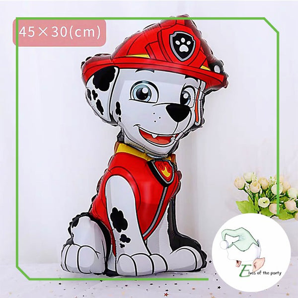 Paw Patrol Happy Birthday Banner and Party Balloons