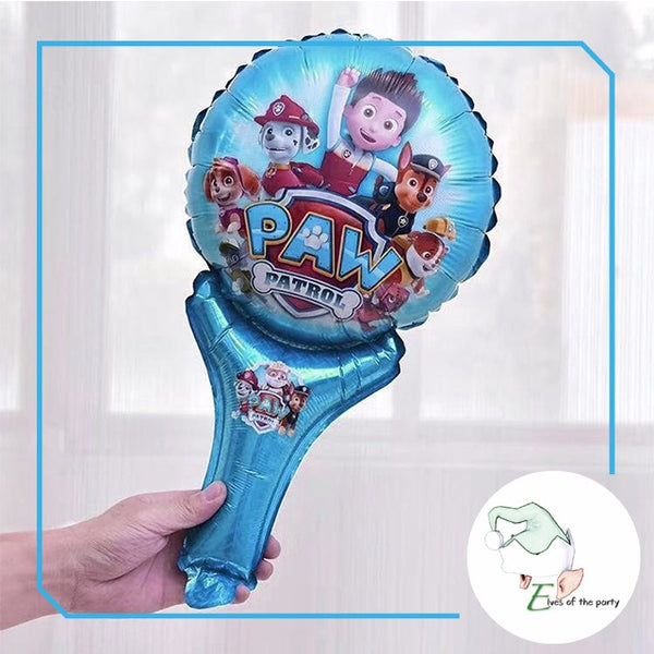 Paw Patrol Happy Birthday Banner and Party Balloons