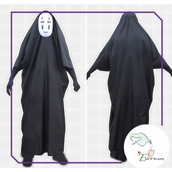 Kaonashi | Faceless | No Face Man Costume | Spirited Away Complete Outfit