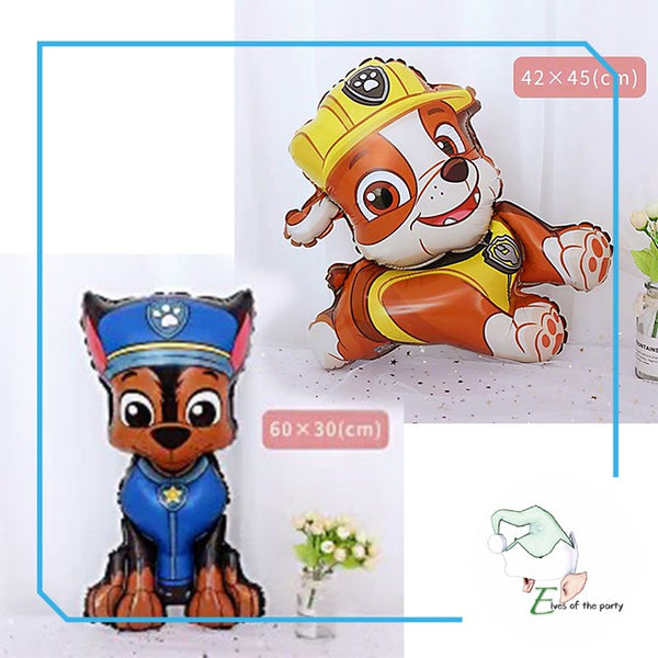 Paw Patrol Happy Birthday Banner and Party Balloons