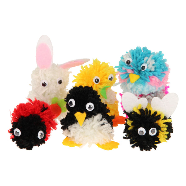 Mini Pom Pom Balls (multicolor assorted pack)