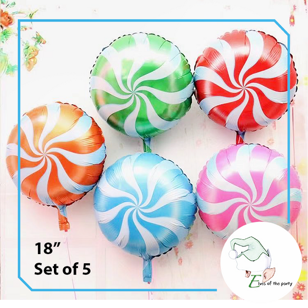 Foil Balloons : Candy Land and Ice Cream Birthday Party