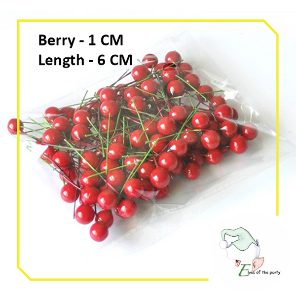 Artificial Berry : 100pcs Mini Christmas Tree Ornament