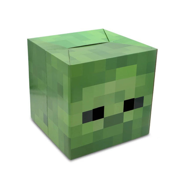 Minecraft Cardboard Head Box