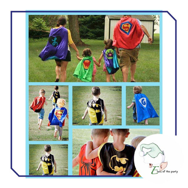 Superhero Mask and Cape Costume