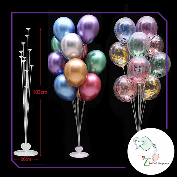 Balloon Stand : 7 Sticks / 11 Sticks Clear Balloon Stand