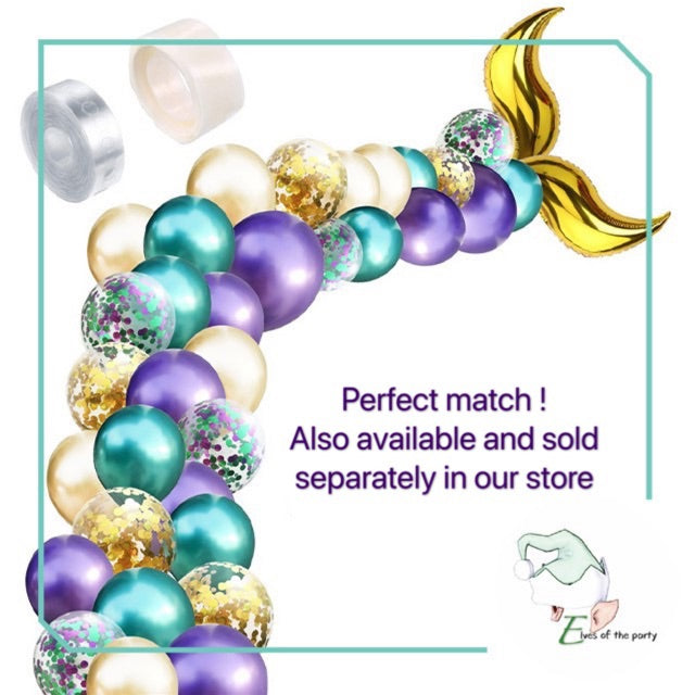 Partyware : Mermaid, Iridescent Silver Shell Paper Plates and Cups