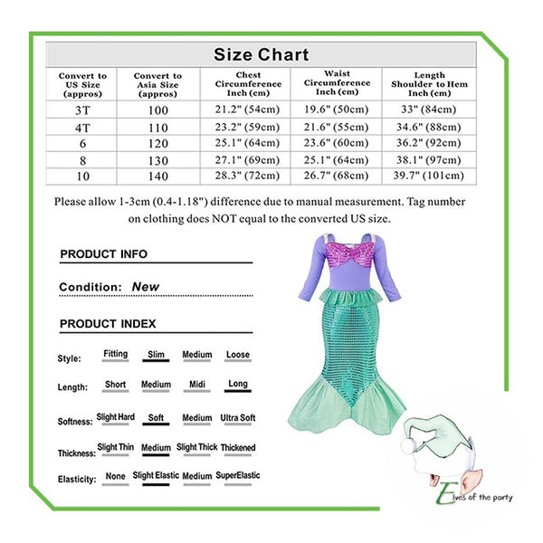 Little Mermaid: Princess Ariel Costume