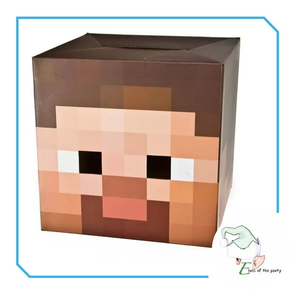 Minecraft Cardboard Head Box