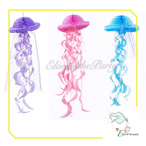 Jellyfish Honeycomb Paper Lantern