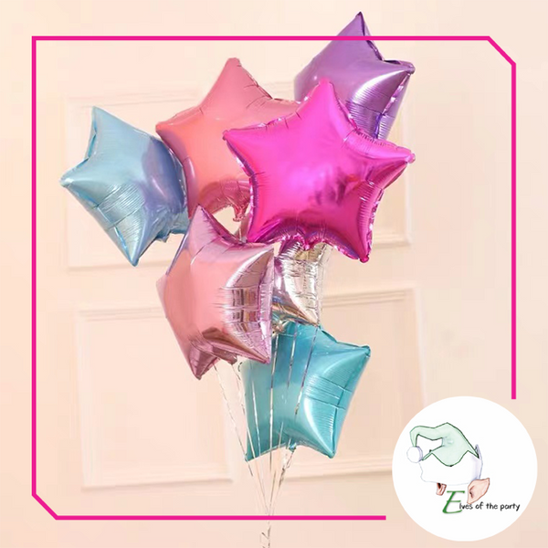 Star Foil Balloons (5" / 10" / 18")