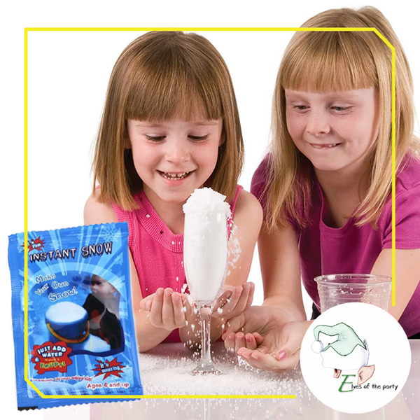 Instant Faux Snow for Christmas Decor or Science experiments