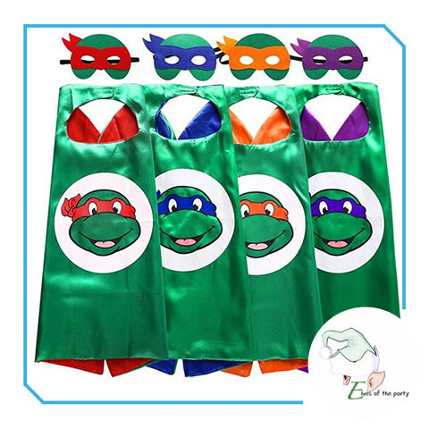 Mask and Cape Costume: Teenage Mutant Ninja Turtles (TMNT)