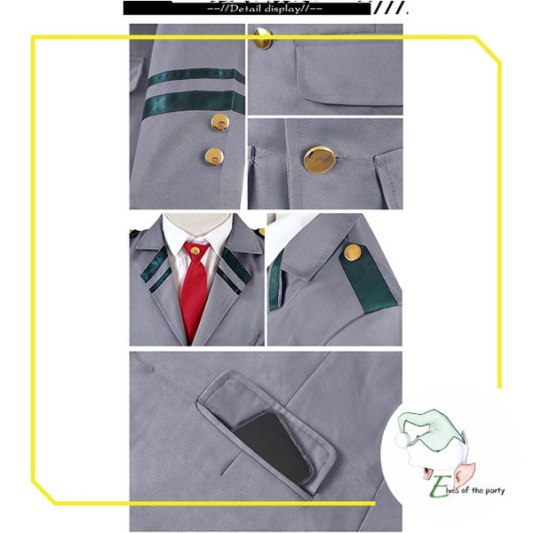 My Hero Academia Midoriya Izuku Costume Uniforms Japanese School Uniform halloween costume