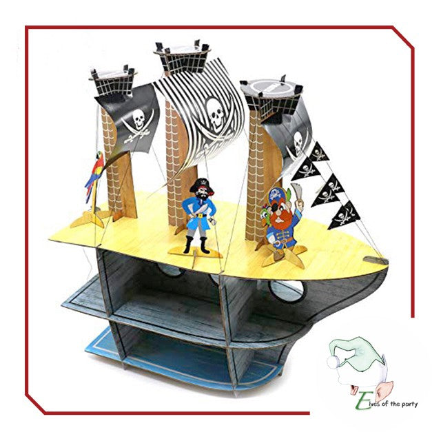 Pirate Ship Cupcake / Dessert Stand