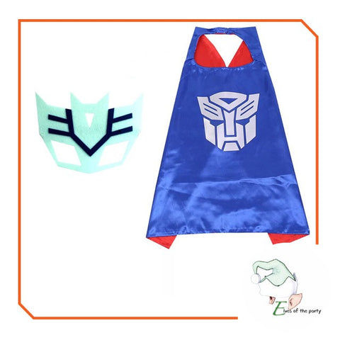 Mask and Cape Costume: Transformers