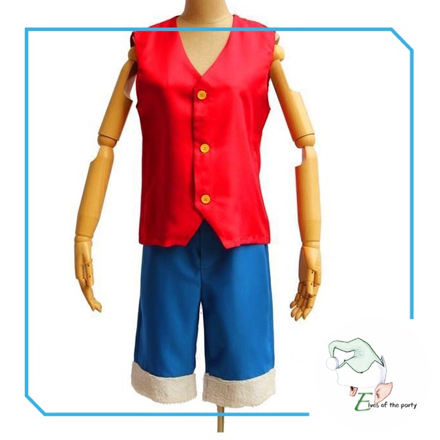 One Piece Anime: Monkey D. "Straw Hat" Luffy Costume