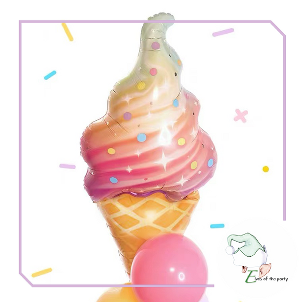 Foil Balloons : Candy Land and Ice Cream Birthday Party