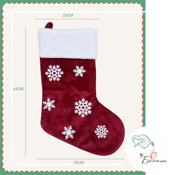 Christmas Stockings with Snowflakes