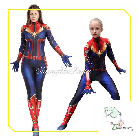 Superhero : Captain Marvel Bodysuit