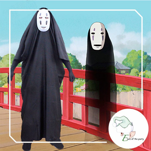 Halloween Masks: Kaonashi (No-Face / Spirited Away), Salvador Dali, Skull, White Phantom Costumes