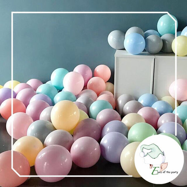 5" and 10" Pastel Balloons (Pack of 10)