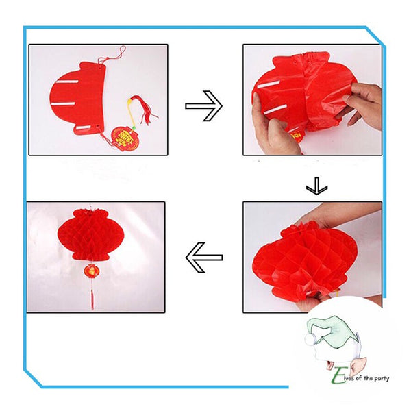 Chinese New Year Honeycomb Lantern