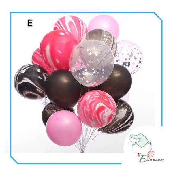 Mix Party Balloon Bouquet Set with Confetti