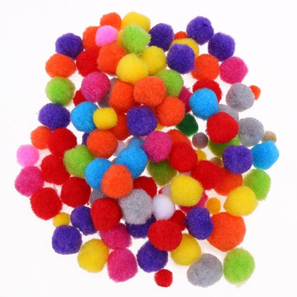 Mini Pom Pom Balls (multicolor assorted pack)