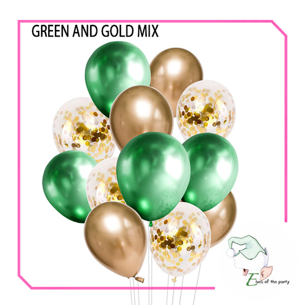 Mix Party Balloon Bouquet Set with Confetti