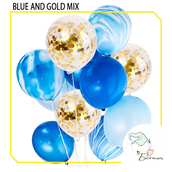 Mix Party Balloon Bouquet Set with Confetti