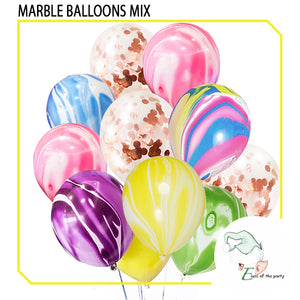 Mix Party Balloon Bouquet Set with Confetti