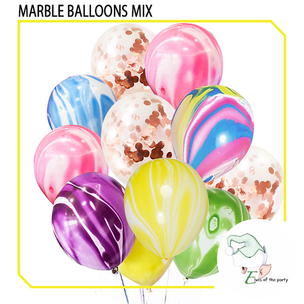 Mix Party Balloon Bouquet Set with Confetti