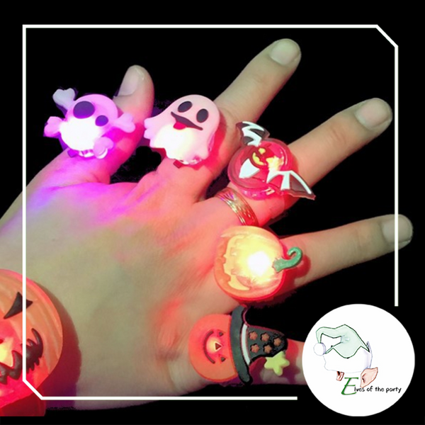 Halloween : 2pc LED Glow Ring