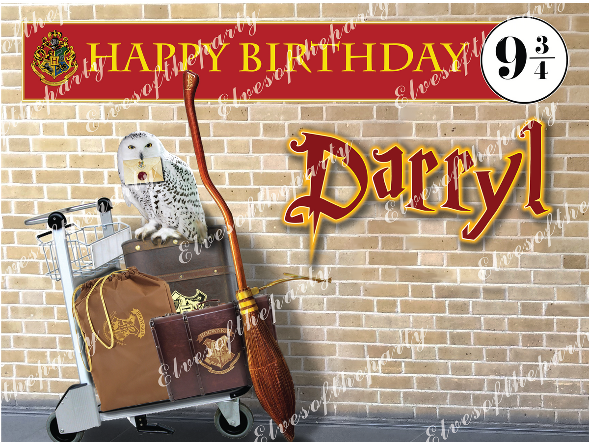 Custom Birthday Party Photo Backdrop - 3x4ft (90x120cm)