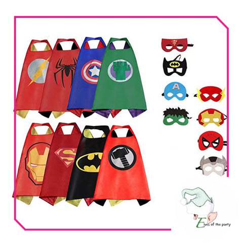 Mask and Cape Costume: Superhero