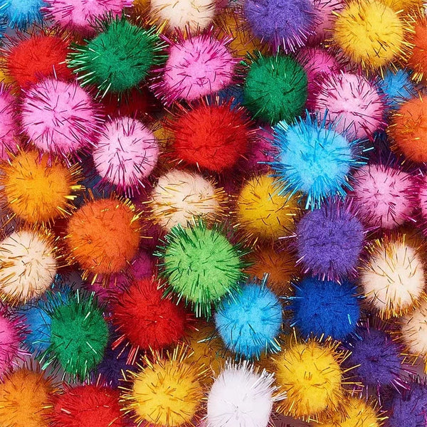 Mini Pom Pom Balls (multicolor assorted pack)