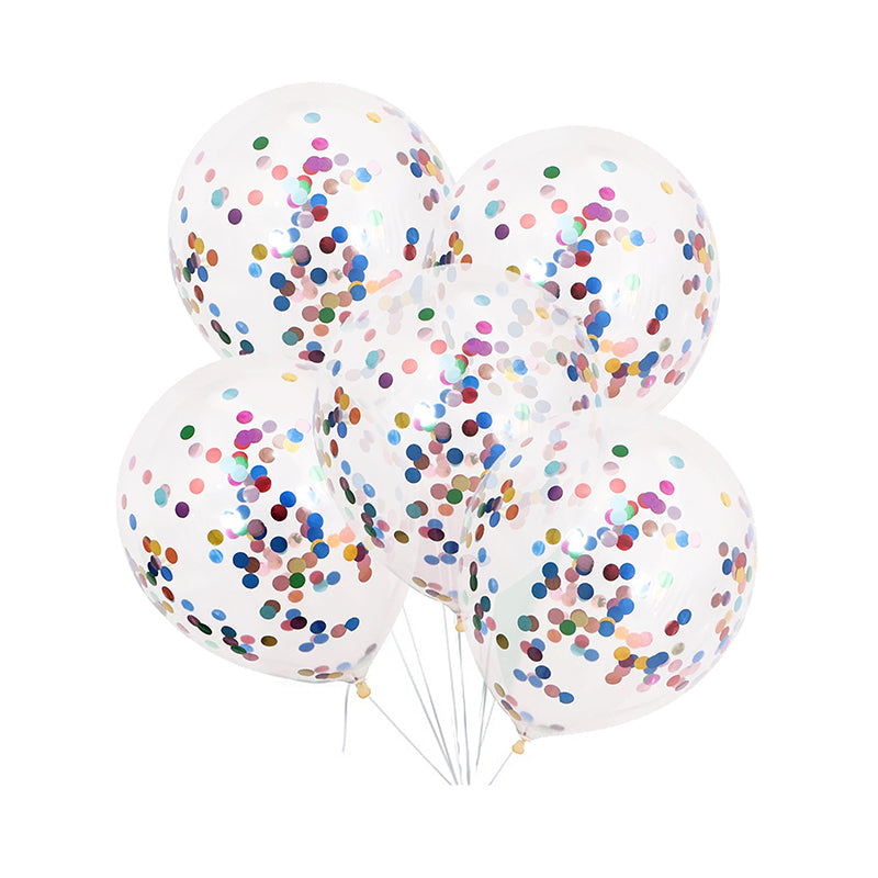 100pc Balloons - 12" Confetti