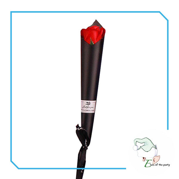 Artificial Flowers : Single-stem Artificial Rose