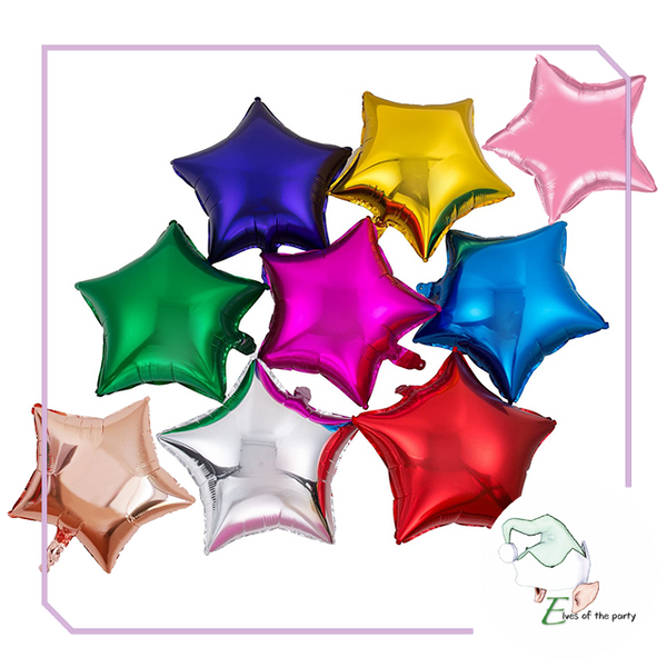 Star Foil Balloons (5" / 10" / 18")