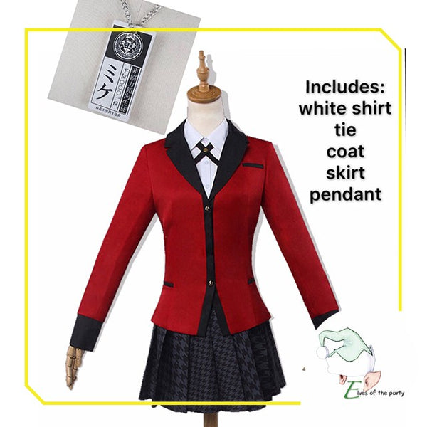 Yumeko Jabami School Uniform | Kakegurui (Compulsive Gambler) Anime Costume